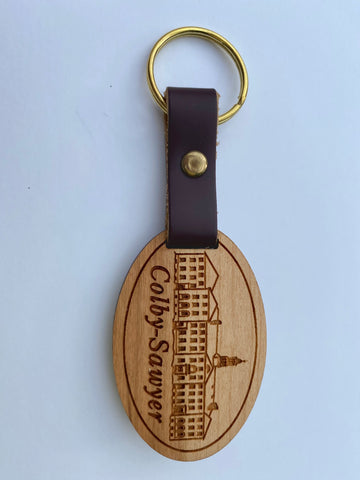 Cherry Wood Key Chain