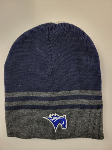 Striped Charger Knit Winter Beanie